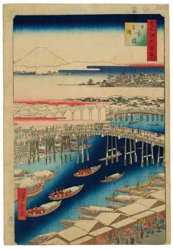 UTAGAWA HIROSHIGE Nihonbashi Yukibare (Clear Weather After S...