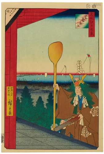 UTAGAWA HIROSHIGE Shiba Atagoyama (Mount Atago At Shiba)