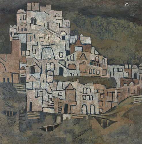 RAM KUMAR Painted circa early 1960s Untitled (Benaras)