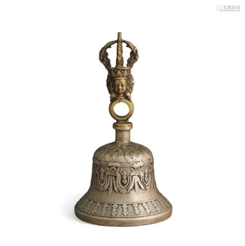 西藏 十七世纪 铜合金金刚铃