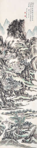 1865～1955 黄宾虹 山水 纸本 立轴