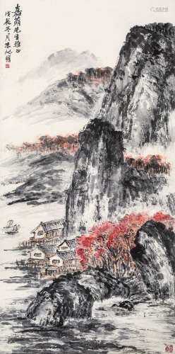 1892～1996 朱屺瞻 山水 纸本 立轴