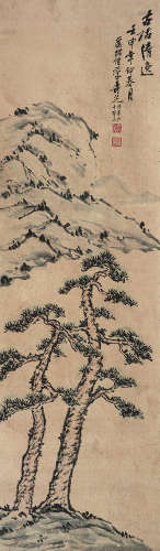 1869～1937 蒙寿芝 山水 纸本 立轴