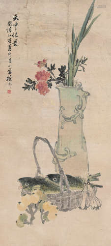 约1850～1893后 徐祥 中天佳景 纸本 镜片