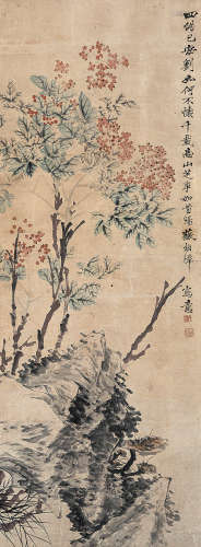 1848～1899 胡铁梅 报春图 纸本 立轴