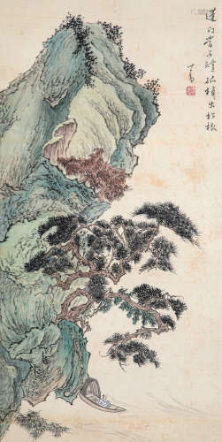 1896～1963 溥儒 山水 纸本 镜片