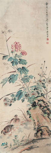 1896～1972 汪镕 花鸟 纸本 单片