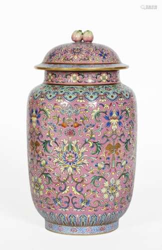 Chine, Epoque Daoguang (1821-1850)
Vase couvert en porc