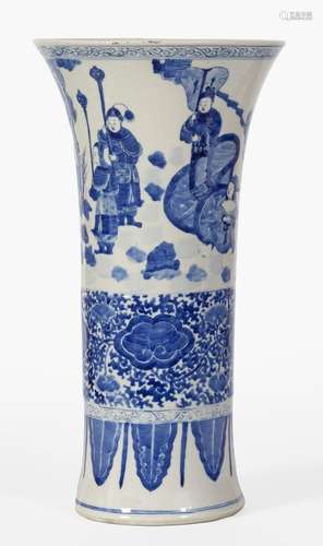 Chine, XIXe siècle
Vase en porcelaine à décor en émaux