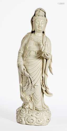 Chine, XVIII-XIXe siècle
Importante statue de Guanyin e