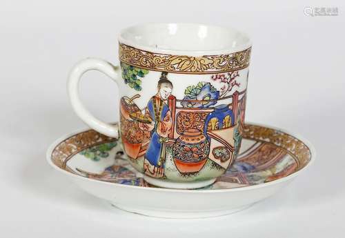 Chine, Epoque Qianlong (1736-1795)
Tasse et sa soucoupe