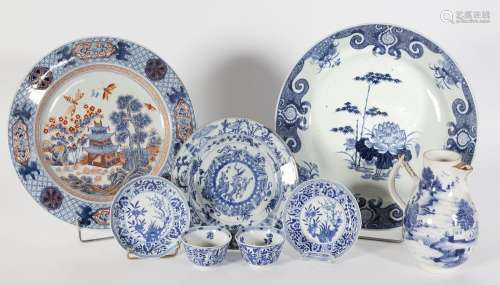 Chine, XVIIIe siècle 
Lot comprenant deux plats, une as