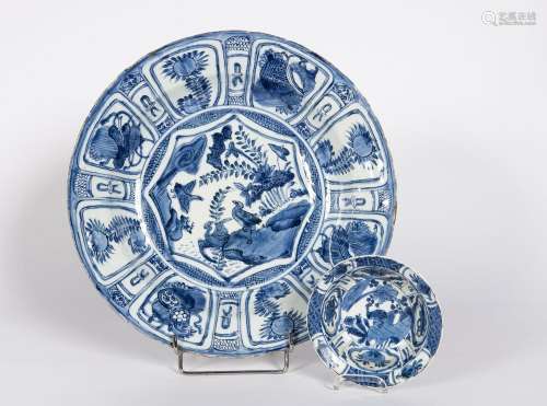 Chine, Epoque Wanli (1573-1620)
Lot comprenant un plat