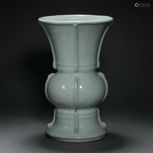 Song Dynasty Longquan kiln imitation bronze statue