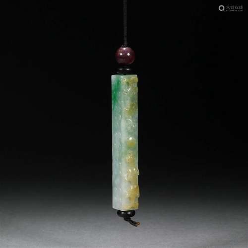 Qing dynasty natural jadeite lezi