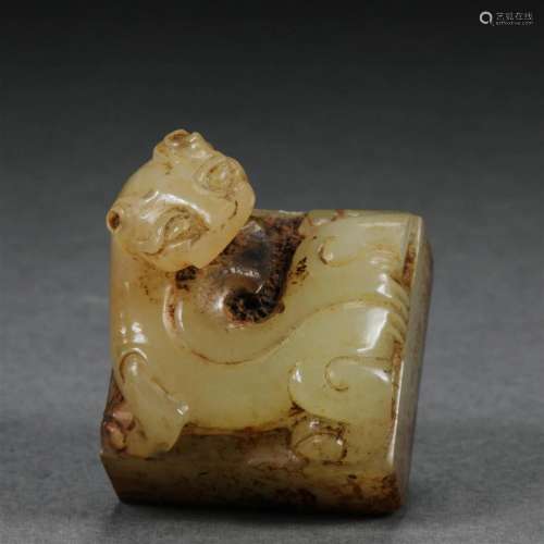 Han dynasty Hetian jade seal