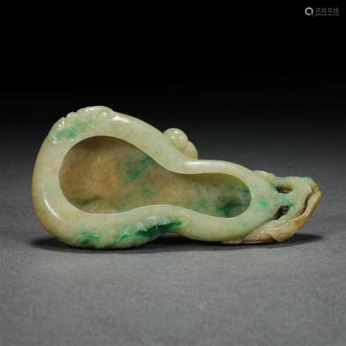 Qing dynasty jadeite pen wash