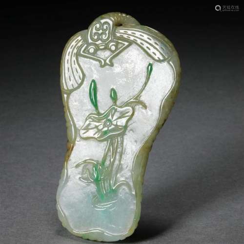 Qing dynasty jadeite pen wash