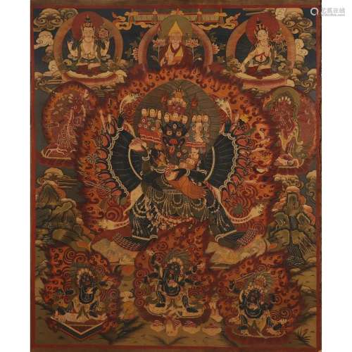 Qing dynasty thangka