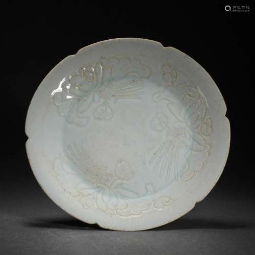 Song dynasty Hutian kiln lace mouth plate