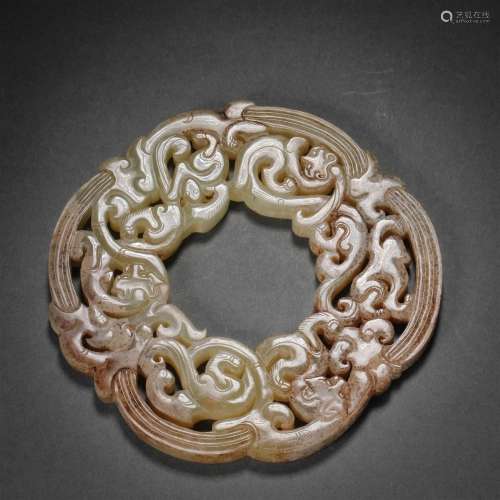 Han dynasty Hetian jade pei