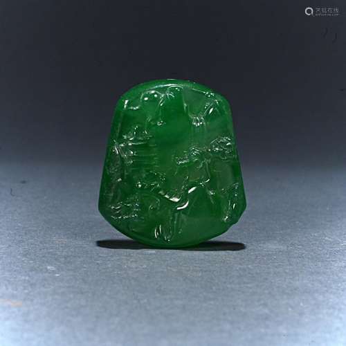 Qing dynasty jade brand