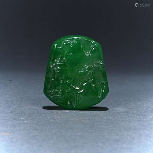 Qing dynasty jade brand