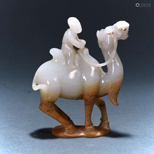 White jade camel from ancient Hotan
