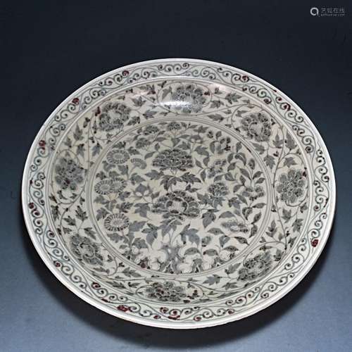 Ancient Youligong flower plate