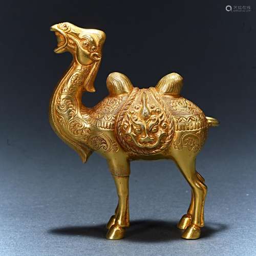 Ancient pure gold camel