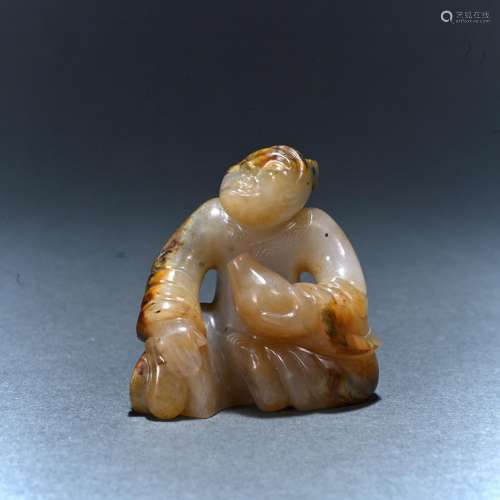 Hetian jade figures in ancient times