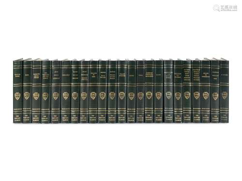 [BINDINGS]. A group of 94 volumes of Harvard Classics many i...