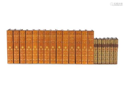 [BINDINGS]. A group of 29 works in 176 volumes, most in fine...