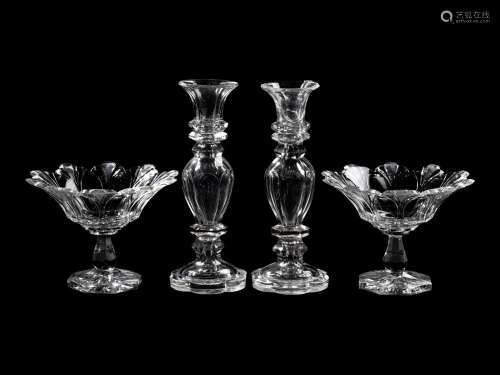 Four Anglo-Irish Cut Glass Articles