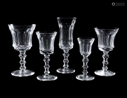 A Group of Waterford Cut Glass Stemware