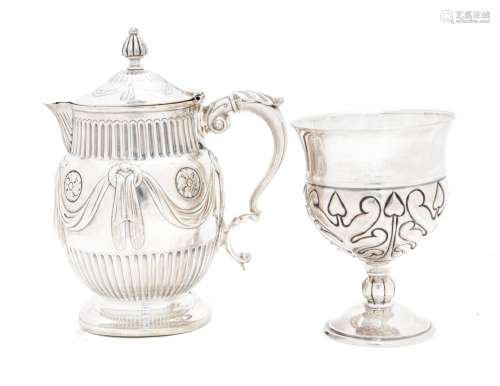 Two Continental Silver Table Articles