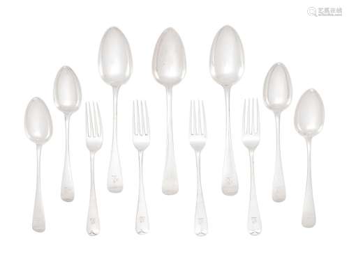 A Collection of Irish Silver Flatware Articles