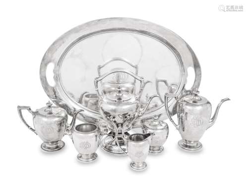 An American Silver Seven-Piece Tea and Coffee Service