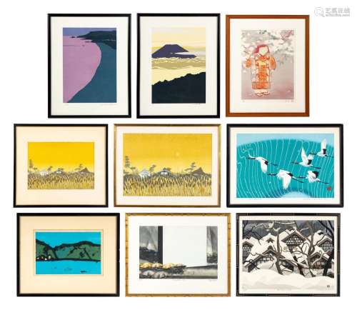 A Collection of Thirty-Eight Modern Japanese Prints