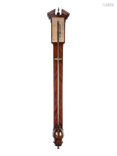 A George III Mahogany Stick Barometer