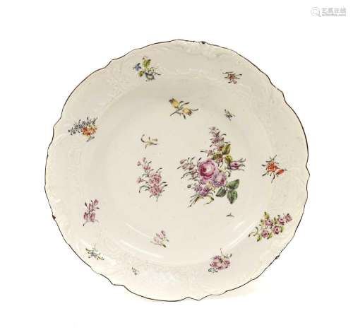 A Chelsea Porcelain Dish, of Warren Hastings Type, circa 175...