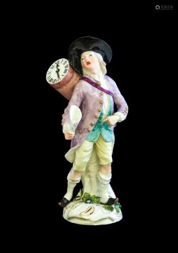 A Meissen Porcelain Cris de Paris Figure of the Lottery Sell...