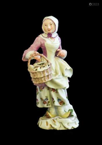 A Meissen Porcelain Cris de Paris Figure of the Pastry Selle...