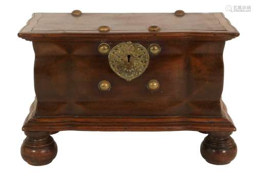 An 18th Century Dutch Hardwood Serpentine-Shaped Chest, the ...