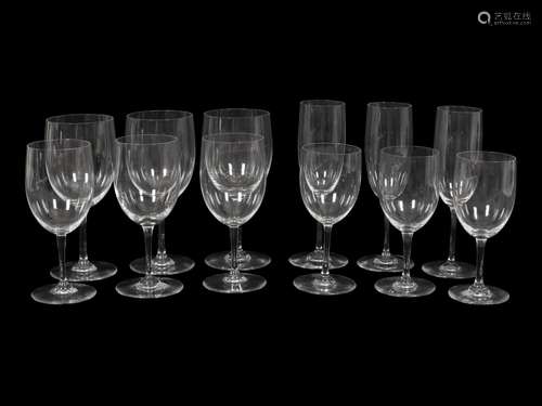 A Baccarat Perfection Glass Stemware Service