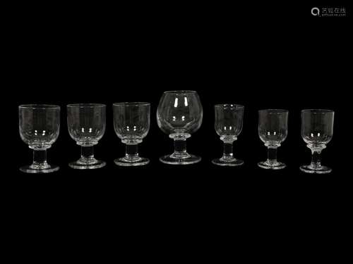 A Group of Simon Pearce Glass Stemware