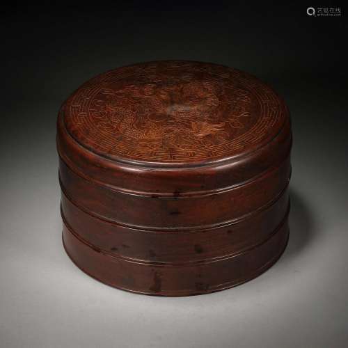 Qing Dynasty Lacquerware Food Box