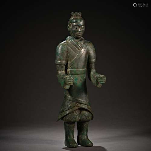 Before the Ming Dynasty Bronze Warrior