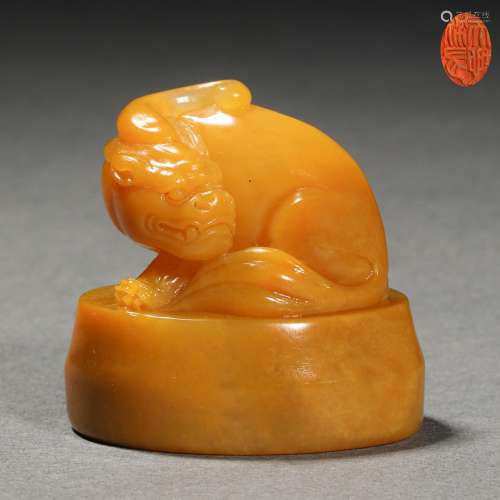 Qing Dynasty Shoushan Seal