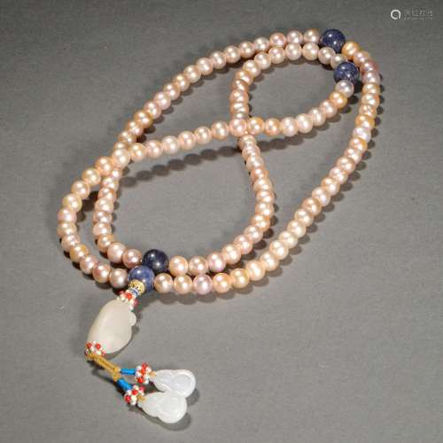 Qing Dynasty Pearl 108 Buddha Beads